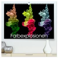 Produktbild: Farbexplosionen (hochwertiger Premium Wandkalender 2026 DIN A2 quer), Kunstdruck in Hochglanz