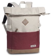 Produktbild: BESTWAY&reg; Rucksack Campus Sytle, Rolltop, wei&szlig;/rot, variabel von 19 bis 25 Litern