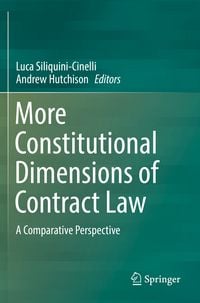 Produktbild: More Constitutional Dimensions of Contract Law