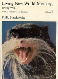 Produktbild: Hershkovitz, P: Living New World Monkeys (Platyrrhini) V 1