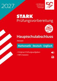 Produktbild: STARK Mathematik, Deutsch, Englisch - Hauptschulabschluss 2027 Hessen - Pr&uuml;fungsvorbereitung