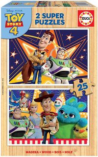 Educa - Toy Story 4 2x25 Teile Holzpuzzle 