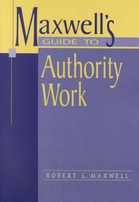 Produktbild: Maxwell's Guide to Authority Work