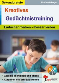 Produktbild: Kreatives Ged&auml;chtnistraining / Sekundarstufe