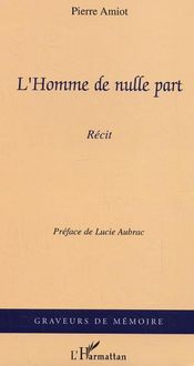 Produktbild: L'Homme de nulle part