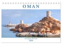 Produktbild: Oman - Ein Land aus 1001 Nacht (Tischkalender 2026 DIN A5 quer), CALVENDO Monatskalender