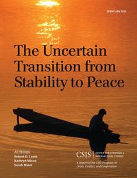 Produktbild: The Uncertain Transition from Stability to Peace