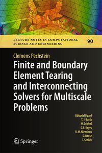 Produktbild: Finite and Boundary Element Tearing and Interconnecting Solvers for Multiscale Problems