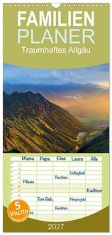 Produktbild: Familienplaner 2027 - Traumhaftes Allg&auml;u mit 5 Spalten (Wandkalender, 21 x 45 cm) CALVENDO