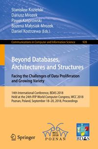 Produktbild: Beyond Databases, Architectures and Structures. Facing the Challenges of Data Proliferation and Growing Variety