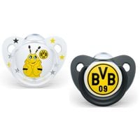 Bild vom Artikel Borussia Dortmund 20430300/02 - Schnullerset NUK 6-18 Monate, 2er Set vom Autor 