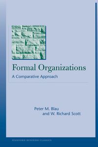 Produktbild: Formal Organizations