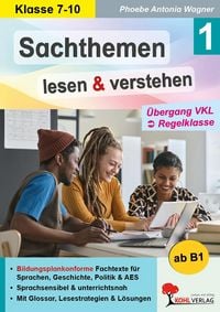 Produktbild: Sachthemen lesen und verstehen / Band 1: &Uuml;bergang VKL zur Regelklasse