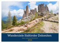 Produktbild: Wanderziele S&uuml;dtiroler Dolomiten - Region Gadertal und Buchenstein (Wandkalender 2026 DIN A2 quer), CALVENDO Monatskalender