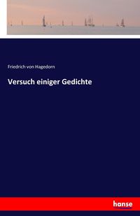 Produktbild: Versuch einiger Gedichte