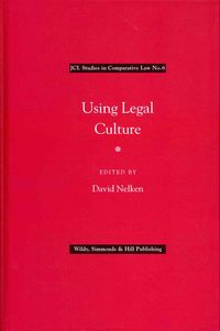 Produktbild: Using Legal Culture