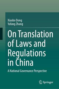 Produktbild: On Translation of Laws and Regulations in China