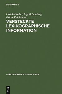 Produktbild: Versteckte lexikographische Information