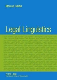 Produktbild: Legal Linguistics