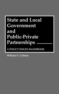 Produktbild: State and Local Government and Public-Private Partnerships