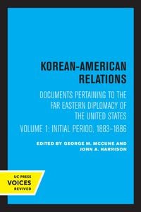 Produktbild: Korean-American Relations