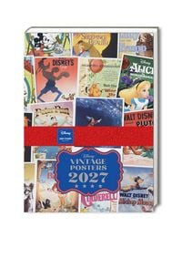 Produktbild: Disney Vintage Posters &ndash; A5-Tischkalender 2027