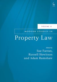 Produktbild: Modern Studies in Property Law, Volume 11
