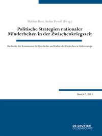 Produktbild: Politische Strategien nationaler Minderheiten in der Zwischenkriegszeit