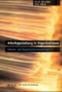 Produktbild: Arbeitsgestaltung in Organisationen
