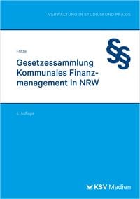 Produktbild: Gesetzessammlung Kommunales Finanzmanagement in NRW