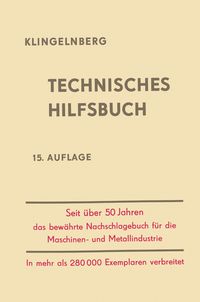 Produktbild: Klingelnberg Technisches Hilfsbuch