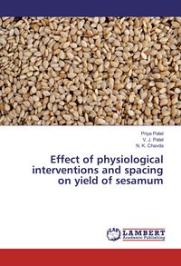 Produktbild: Effect of physiological interventions and spacing on yield of sesamum