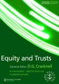 Produktbild: Equity and Trusts Statutes 2008-2009