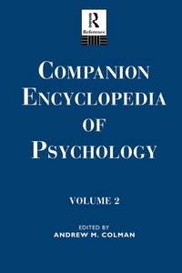 Produktbild: Companion Encyclopedia of Psychology
