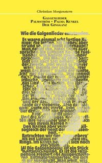 Produktbild: Galgenlieder &bull; Palmstr&ouml;m &bull; Palma Kunkel &bull; Der Gingganz