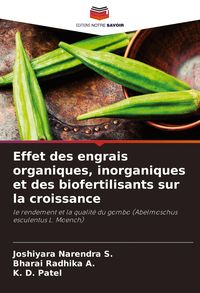 Produktbild: Effet des engrais organiques, inorganiques et des biofertilisants sur la croissance