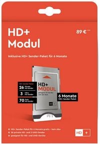 Produktbild: HD Plus CI+ Modul SAT inkl. 6 Monate kostenlosen HD+ Empfang