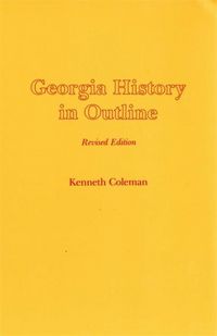 Produktbild: Georgia History in Outline, REV. Ed.