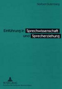 Produktbild: Einf&uuml;hrung in Sprechwissenschaft und Sprecherziehung