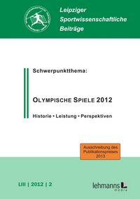 Produktbild: Leipziger Sportwissenschaftliche Beitr&auml;ge