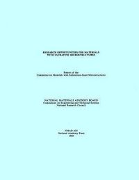 Produktbild: Research Opportunities for Materials with Ultrafine Microstructures