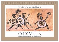 Produktbild: Kurioses im Antiken Olympia (Tischkalender 2025 DIN A5 quer), CALVENDO Monatskalender