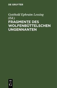 Produktbild: Fragmente des Wolfenb&uuml;ttelschen Ungennanten