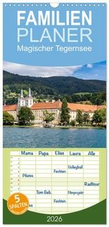 Produktbild: Familienplaner 2026 - Magischer Tegernsee mit 5 Spalten (Wandkalender, 21 x 45 cm) CALVENDO