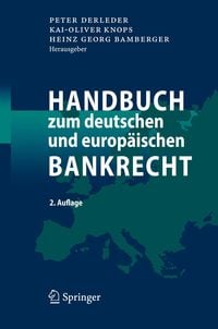 Bild vom Artikel Handbuch zum deutschen und europäischen Bankrecht vom Autor 