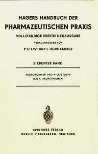 Produktbild: Arzneiformen und Hilfsstoffe