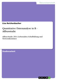 Produktbild: Quantitative Datenanalyse in R - Allbusstudie