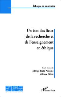 Produktbild: Un &eacute;tat des lieux de la recherche et de l'enseignement en &eacute;thique