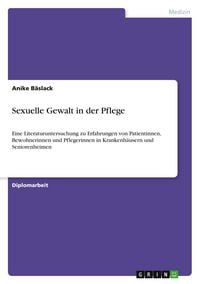 Produktbild: Sexuelle Gewalt in der Pflege