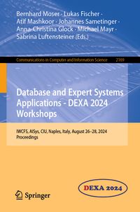 Produktbild: Database and Expert Systems Applications - DEXA 2024 Workshops